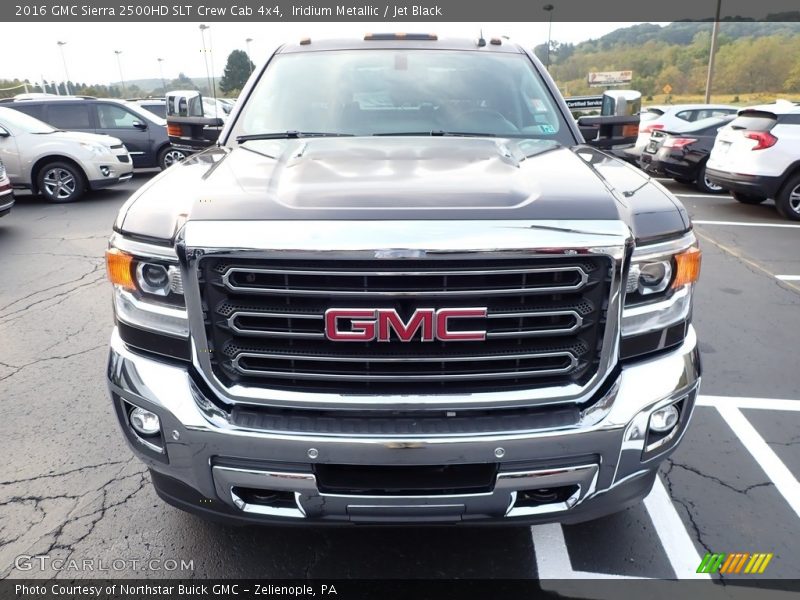 Iridium Metallic / Jet Black 2016 GMC Sierra 2500HD SLT Crew Cab 4x4