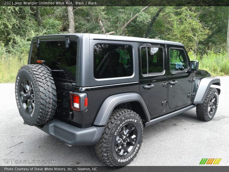 Black / Black 2021 Jeep Wrangler Unlimited Willys 4x4