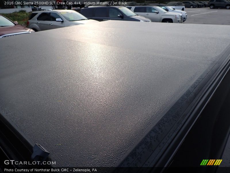 Iridium Metallic / Jet Black 2016 GMC Sierra 2500HD SLT Crew Cab 4x4