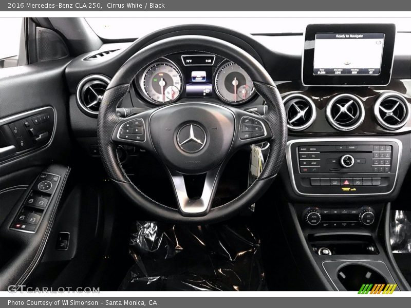 Cirrus White / Black 2016 Mercedes-Benz CLA 250