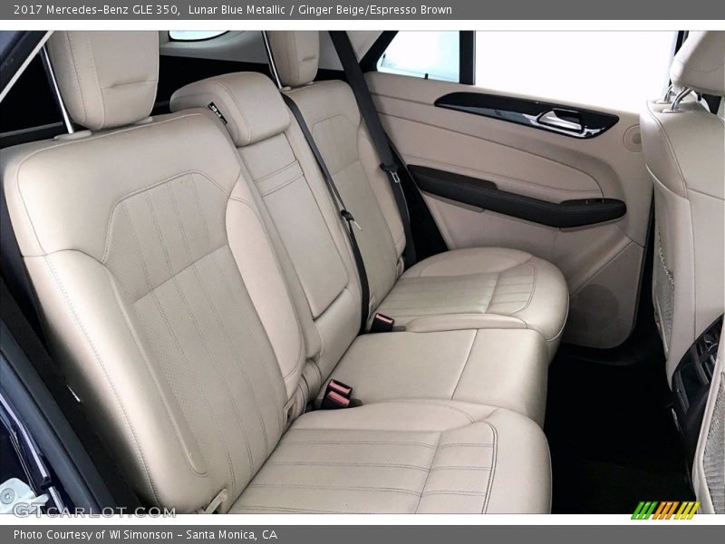 Lunar Blue Metallic / Ginger Beige/Espresso Brown 2017 Mercedes-Benz GLE 350
