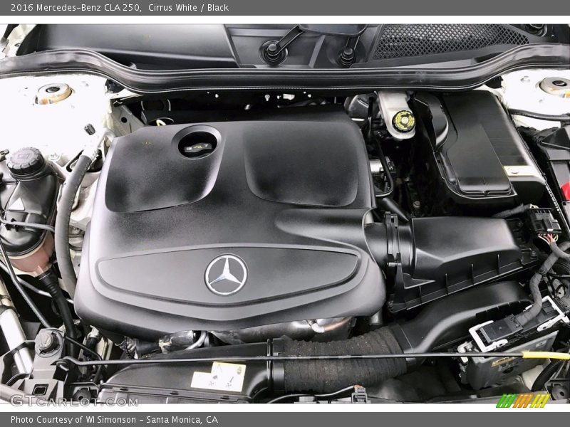 Cirrus White / Black 2016 Mercedes-Benz CLA 250