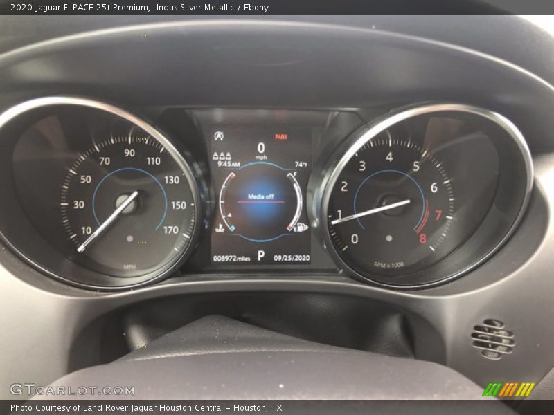 Indus Silver Metallic / Ebony 2020 Jaguar F-PACE 25t Premium