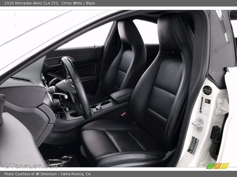 Cirrus White / Black 2016 Mercedes-Benz CLA 250
