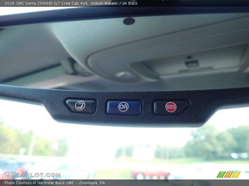 Iridium Metallic / Jet Black 2016 GMC Sierra 2500HD SLT Crew Cab 4x4