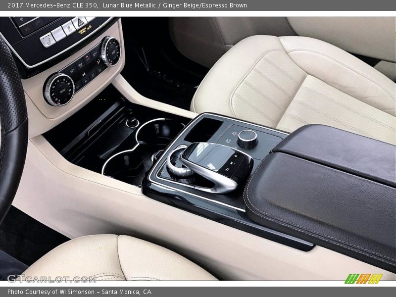 Lunar Blue Metallic / Ginger Beige/Espresso Brown 2017 Mercedes-Benz GLE 350
