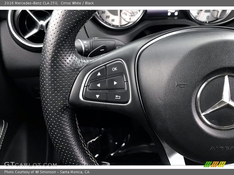 Cirrus White / Black 2016 Mercedes-Benz CLA 250