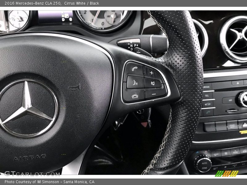 Cirrus White / Black 2016 Mercedes-Benz CLA 250