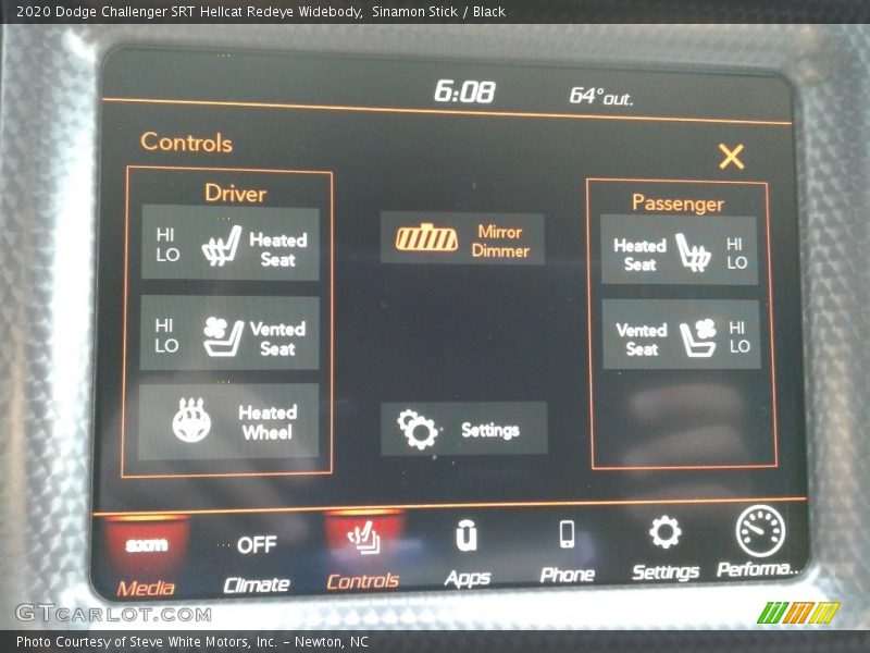 Sinamon Stick / Black 2020 Dodge Challenger SRT Hellcat Redeye Widebody