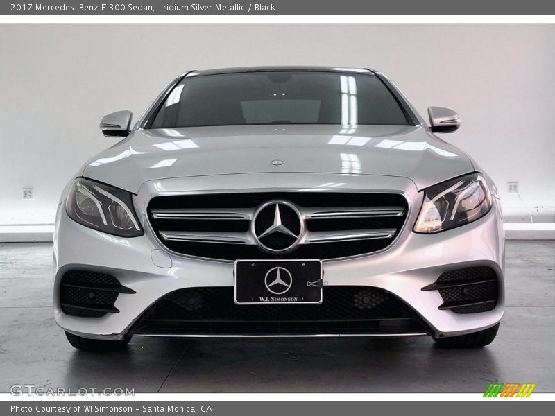 Iridium Silver Metallic / Black 2017 Mercedes-Benz E 300 Sedan