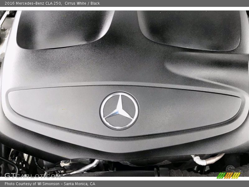Cirrus White / Black 2016 Mercedes-Benz CLA 250
