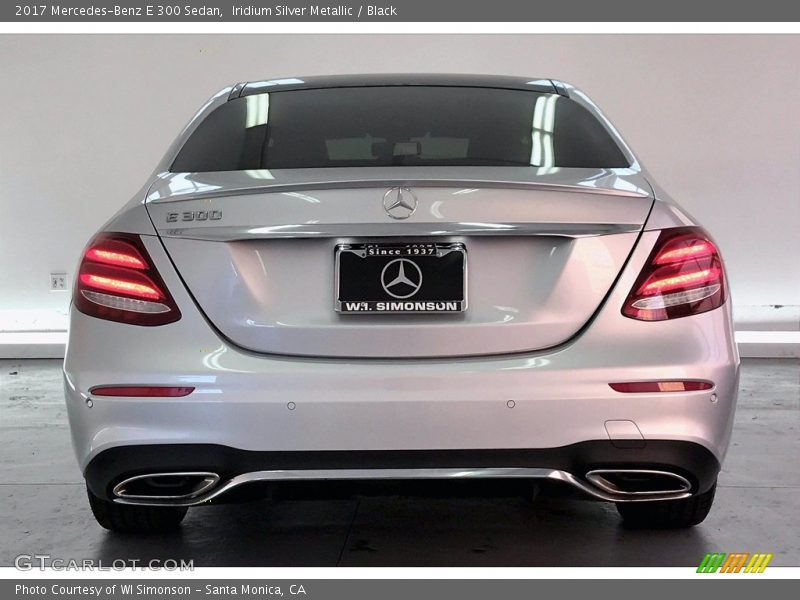Iridium Silver Metallic / Black 2017 Mercedes-Benz E 300 Sedan