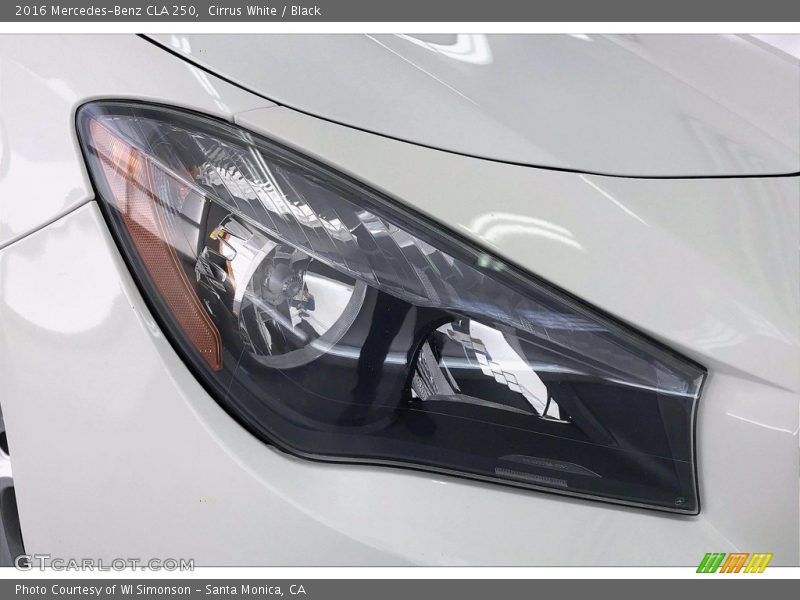 Cirrus White / Black 2016 Mercedes-Benz CLA 250