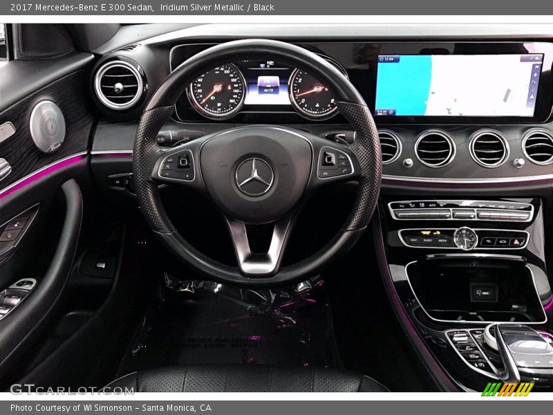 Iridium Silver Metallic / Black 2017 Mercedes-Benz E 300 Sedan