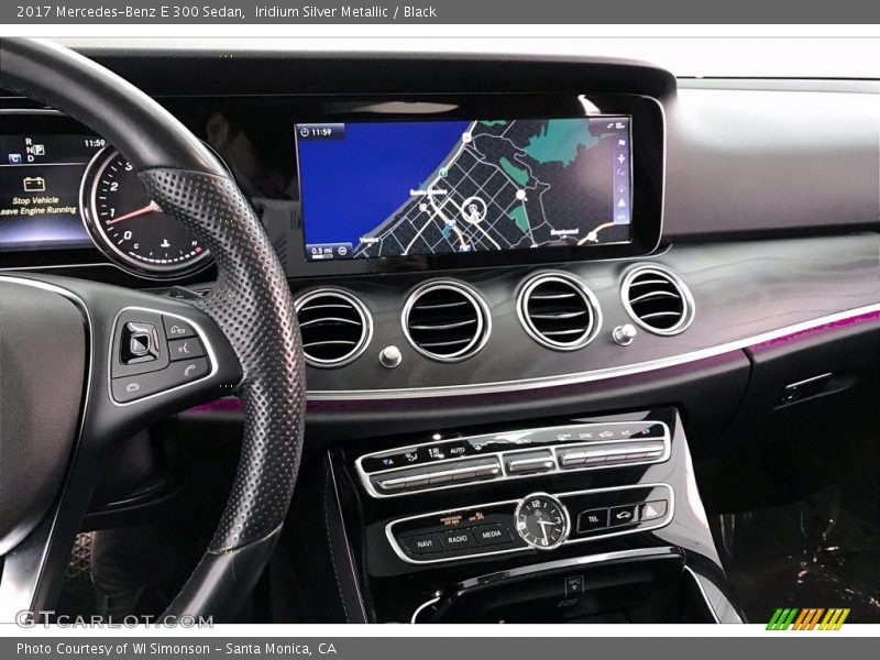 Iridium Silver Metallic / Black 2017 Mercedes-Benz E 300 Sedan