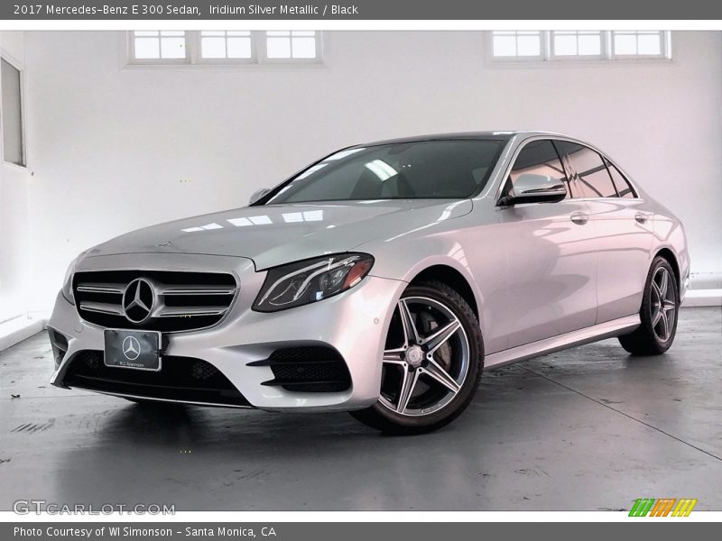 Iridium Silver Metallic / Black 2017 Mercedes-Benz E 300 Sedan