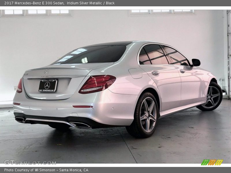 Iridium Silver Metallic / Black 2017 Mercedes-Benz E 300 Sedan