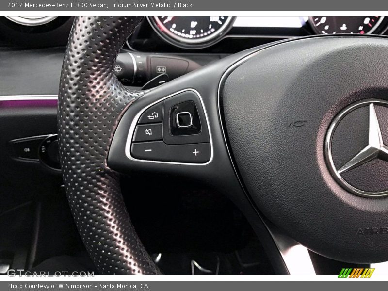 Iridium Silver Metallic / Black 2017 Mercedes-Benz E 300 Sedan