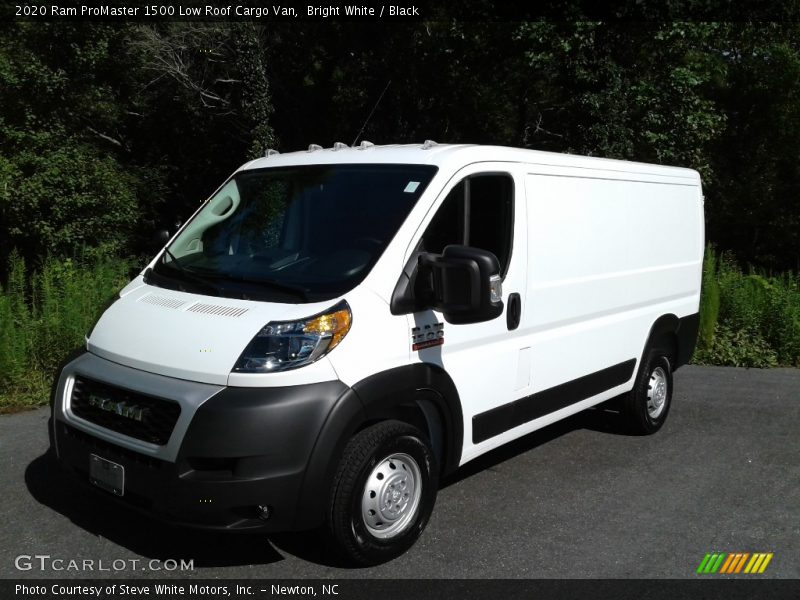 Bright White / Black 2020 Ram ProMaster 1500 Low Roof Cargo Van