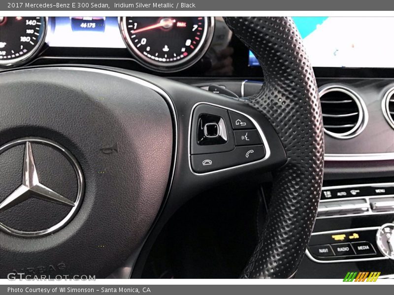 Iridium Silver Metallic / Black 2017 Mercedes-Benz E 300 Sedan