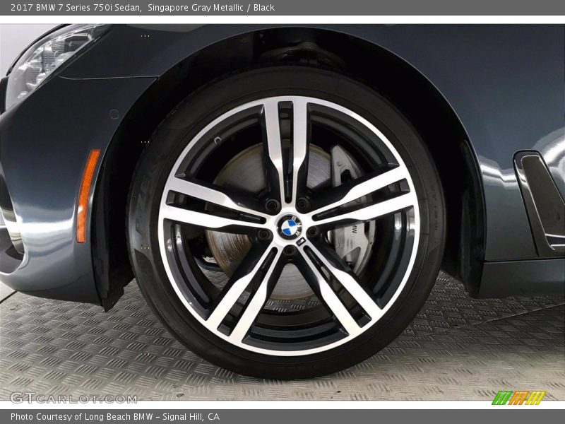 Singapore Gray Metallic / Black 2017 BMW 7 Series 750i Sedan