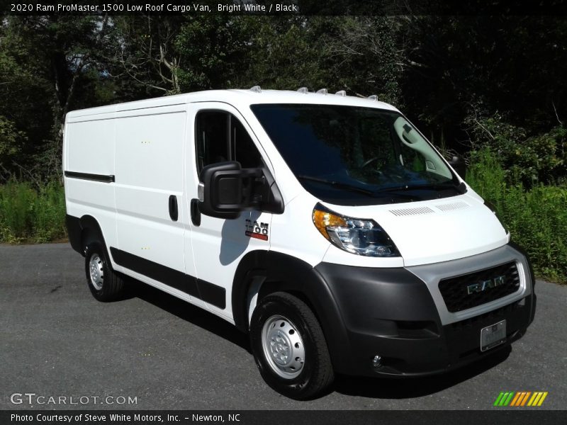 Bright White / Black 2020 Ram ProMaster 1500 Low Roof Cargo Van