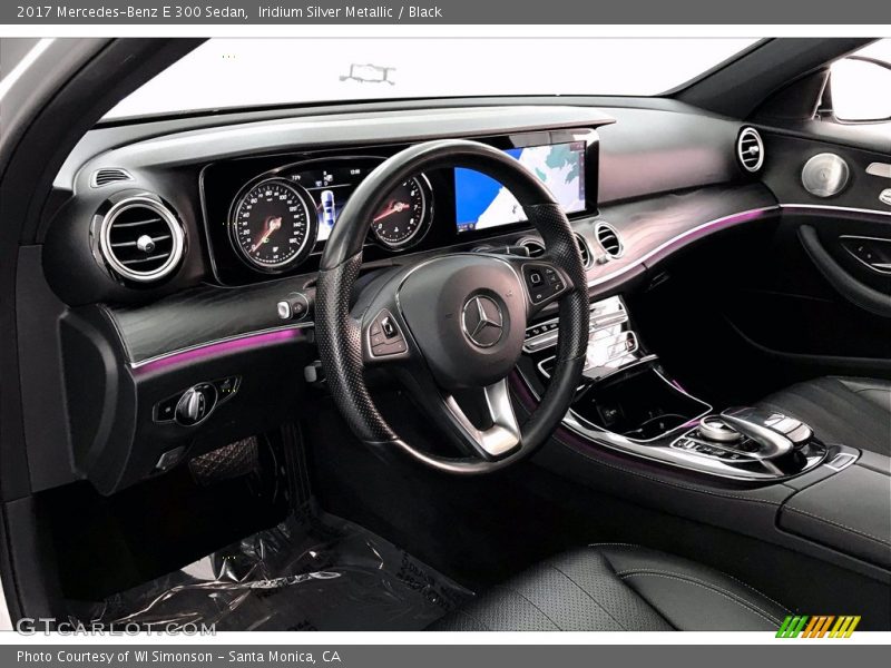 Iridium Silver Metallic / Black 2017 Mercedes-Benz E 300 Sedan