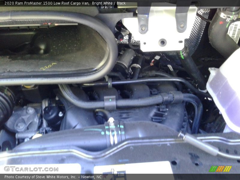 Bright White / Black 2020 Ram ProMaster 1500 Low Roof Cargo Van