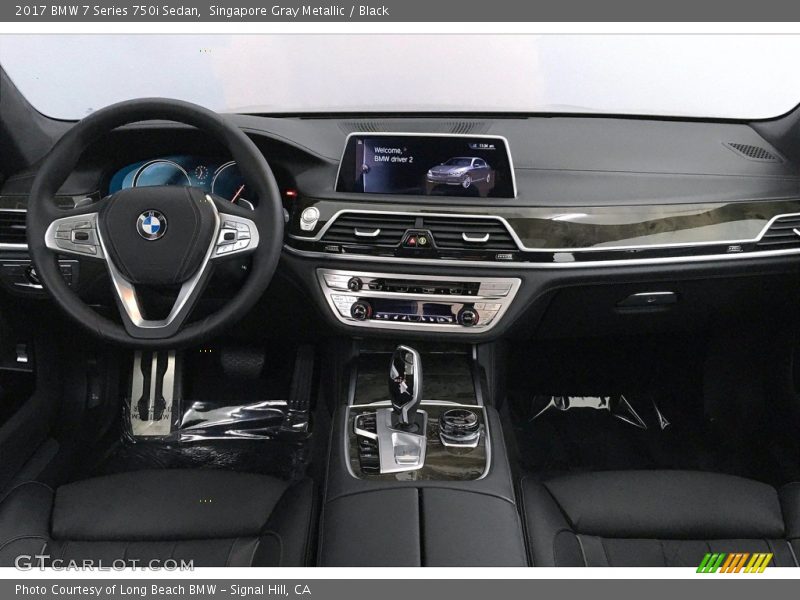 Singapore Gray Metallic / Black 2017 BMW 7 Series 750i Sedan