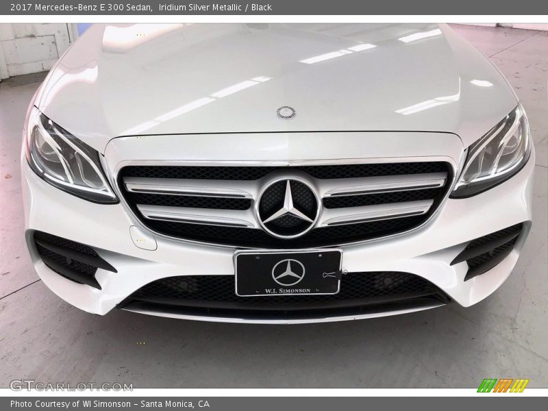 Iridium Silver Metallic / Black 2017 Mercedes-Benz E 300 Sedan