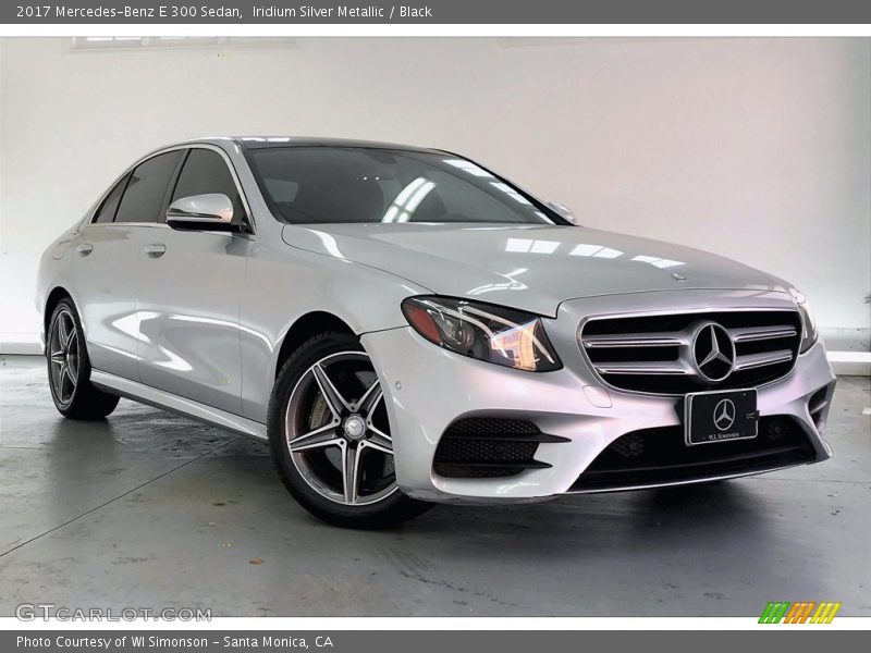 Iridium Silver Metallic / Black 2017 Mercedes-Benz E 300 Sedan