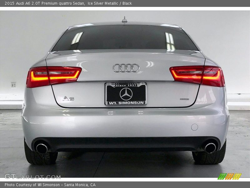 Ice Silver Metallic / Black 2015 Audi A6 2.0T Premium quattro Sedan