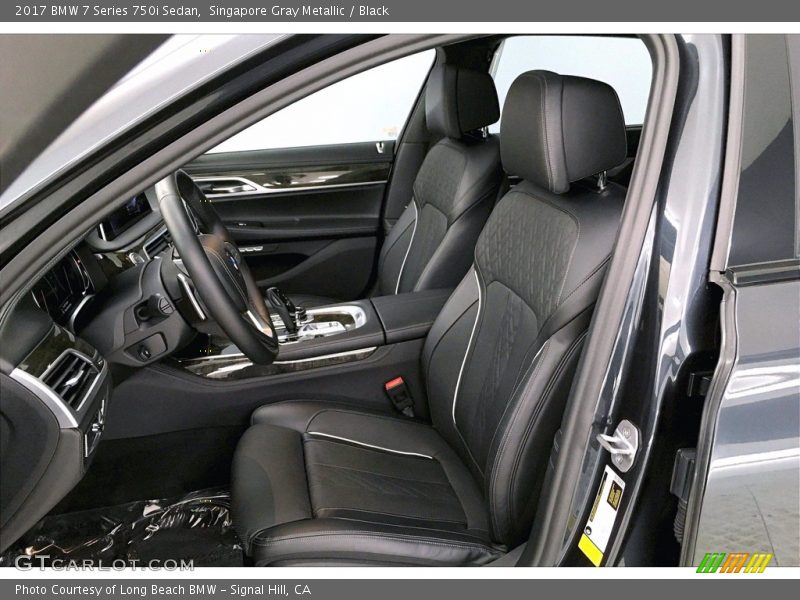 Singapore Gray Metallic / Black 2017 BMW 7 Series 750i Sedan
