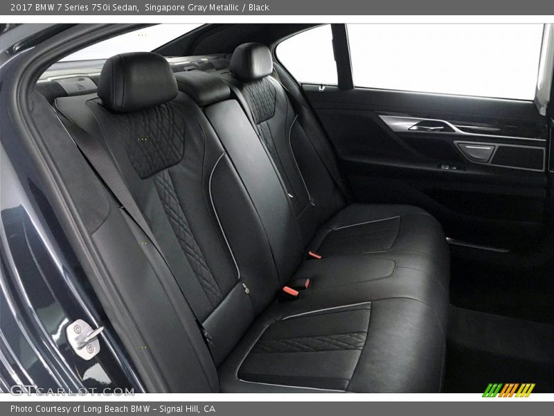 Singapore Gray Metallic / Black 2017 BMW 7 Series 750i Sedan