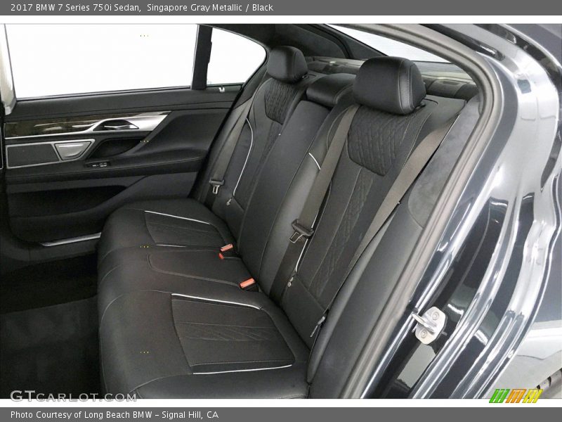Singapore Gray Metallic / Black 2017 BMW 7 Series 750i Sedan