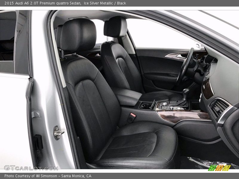 Ice Silver Metallic / Black 2015 Audi A6 2.0T Premium quattro Sedan