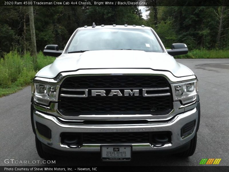 Bright White / Black/Diesel Gray 2020 Ram 4500 Tradesman Crew Cab 4x4 Chassis