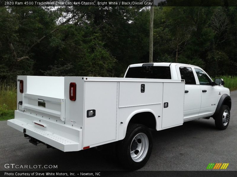 Bright White / Black/Diesel Gray 2020 Ram 4500 Tradesman Crew Cab 4x4 Chassis
