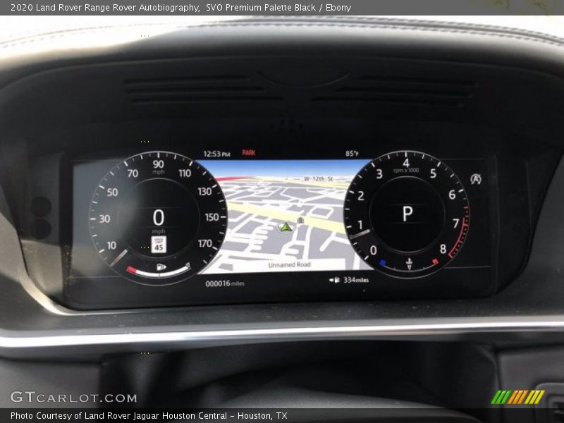 2020 Range Rover Autobiography Autobiography Gauges