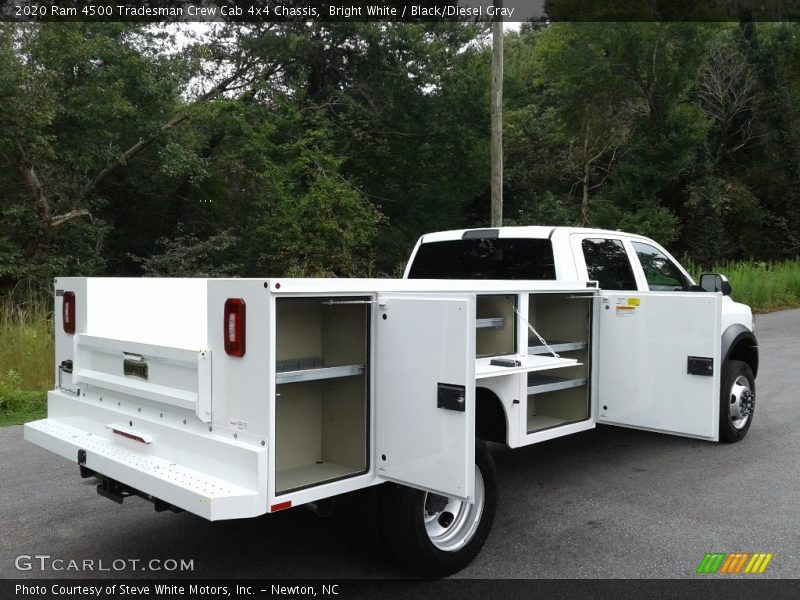 Bright White / Black/Diesel Gray 2020 Ram 4500 Tradesman Crew Cab 4x4 Chassis