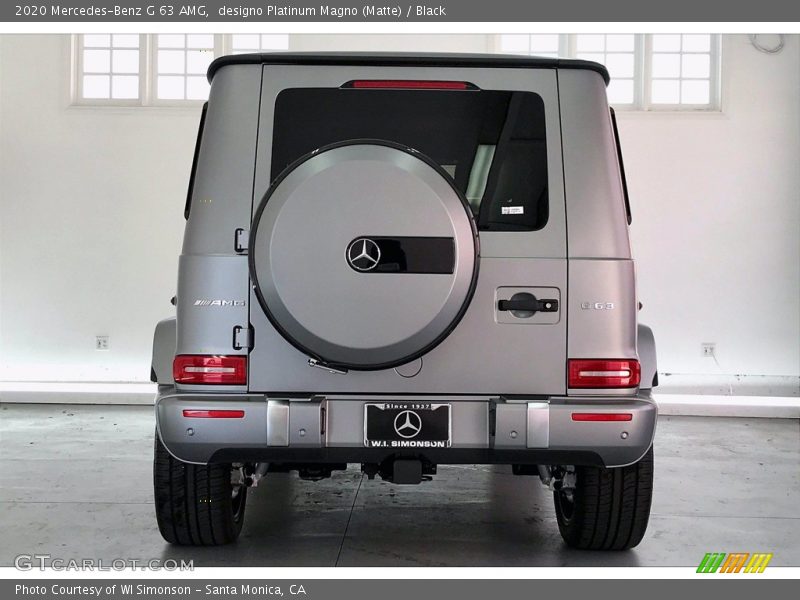 designo Platinum Magno (Matte) / Black 2020 Mercedes-Benz G 63 AMG