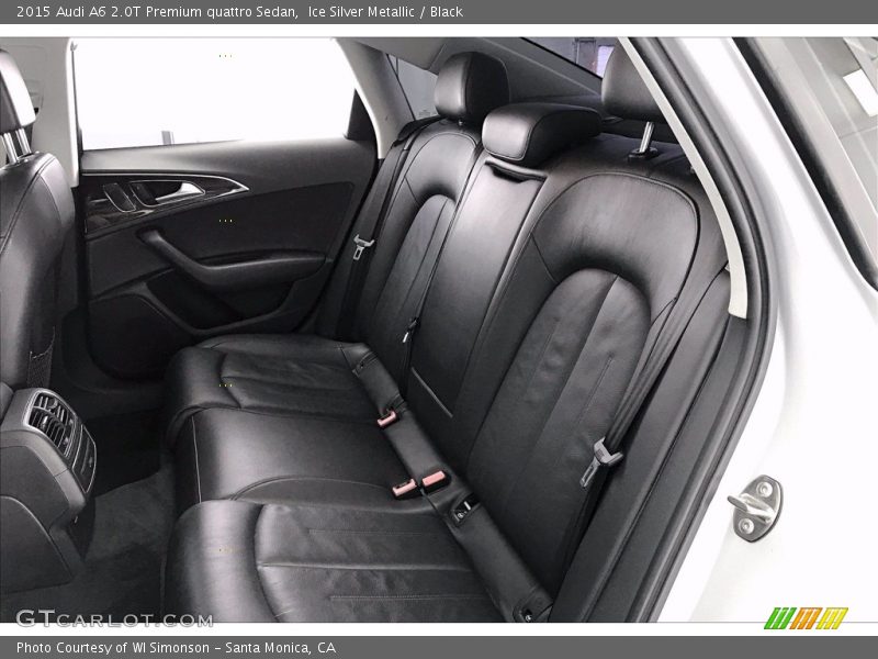 Ice Silver Metallic / Black 2015 Audi A6 2.0T Premium quattro Sedan