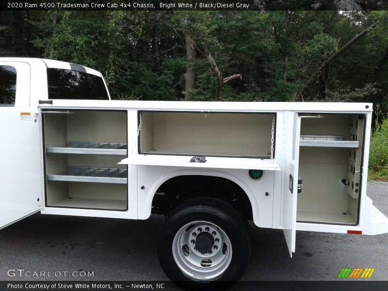 Bright White / Black/Diesel Gray 2020 Ram 4500 Tradesman Crew Cab 4x4 Chassis
