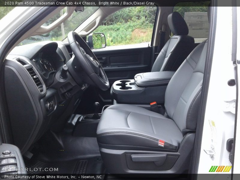 Bright White / Black/Diesel Gray 2020 Ram 4500 Tradesman Crew Cab 4x4 Chassis