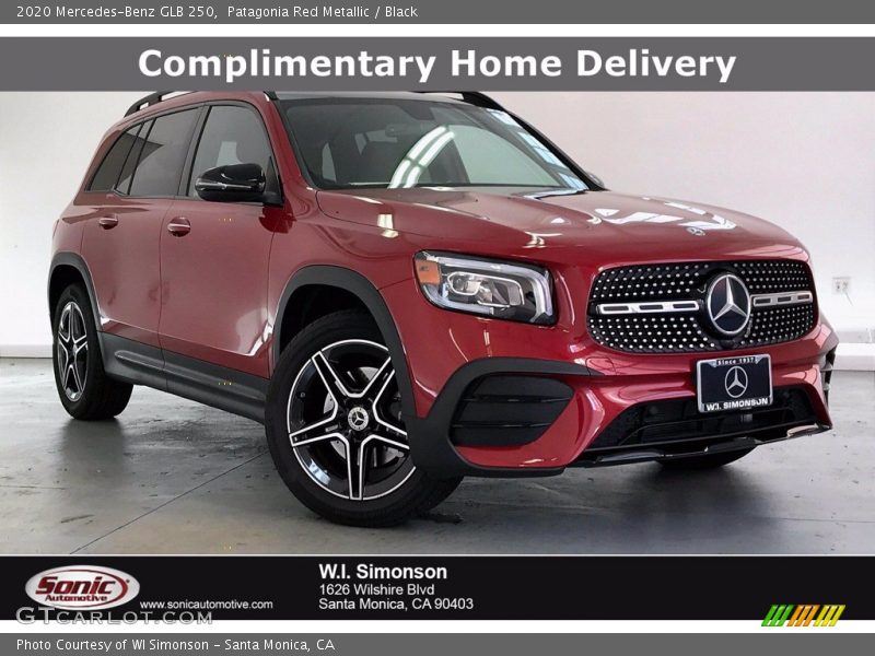 Patagonia Red Metallic / Black 2020 Mercedes-Benz GLB 250