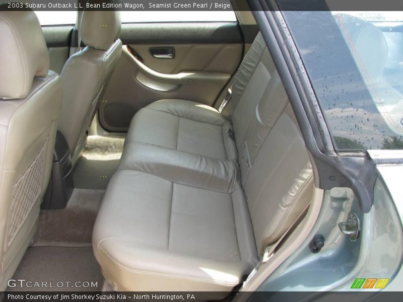 Seamist Green Pearl / Beige 2003 Subaru Outback L.L. Bean Edition Wagon