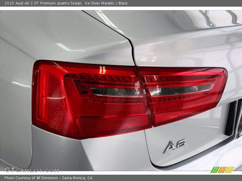 Ice Silver Metallic / Black 2015 Audi A6 2.0T Premium quattro Sedan