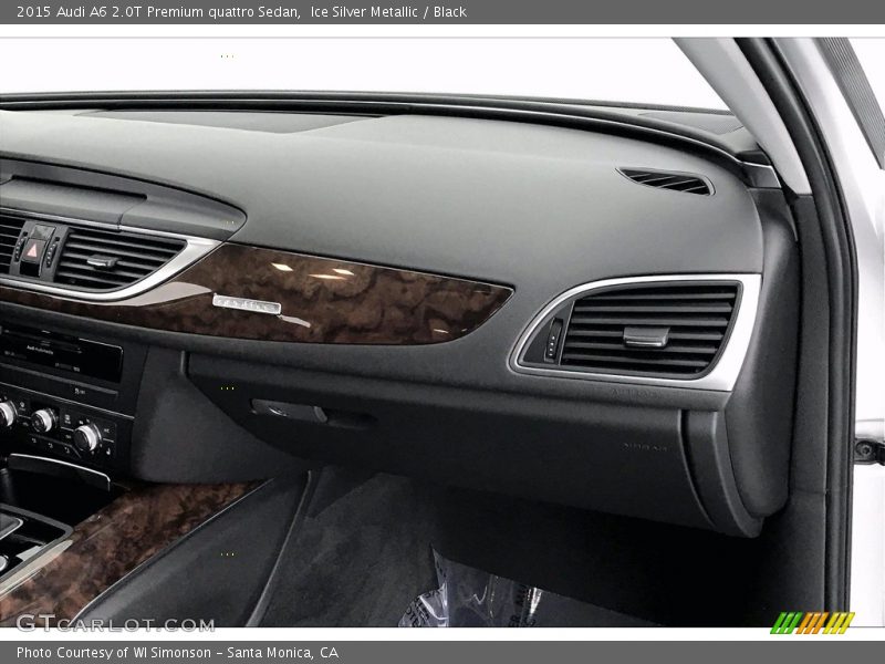 Ice Silver Metallic / Black 2015 Audi A6 2.0T Premium quattro Sedan