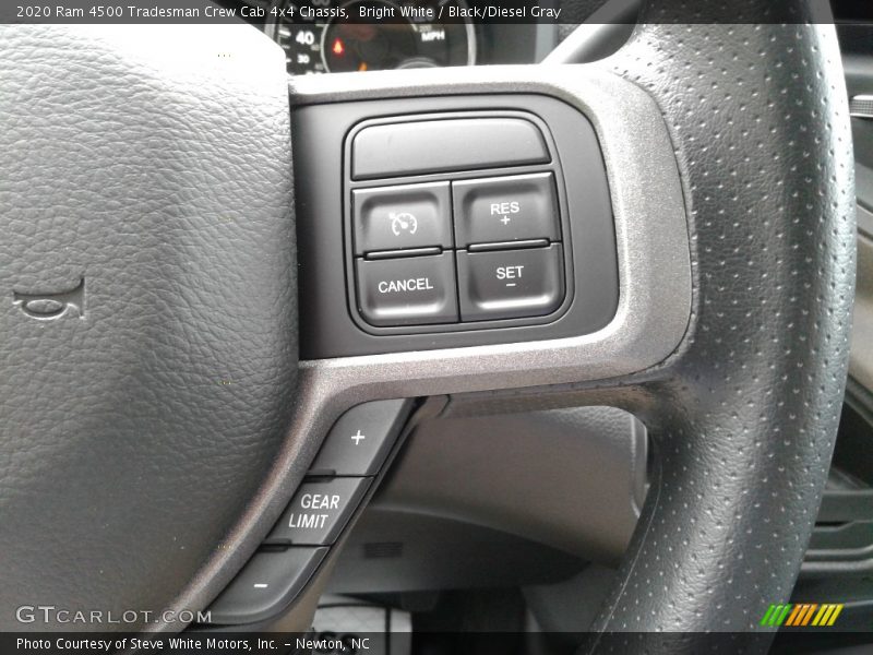 Bright White / Black/Diesel Gray 2020 Ram 4500 Tradesman Crew Cab 4x4 Chassis
