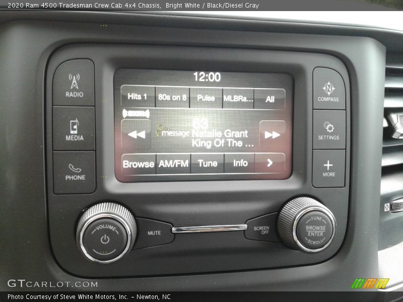 Bright White / Black/Diesel Gray 2020 Ram 4500 Tradesman Crew Cab 4x4 Chassis